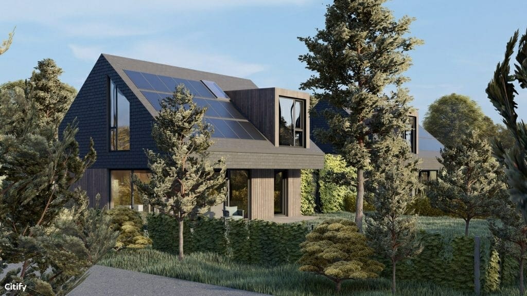 Versmių parkas (Versmių g. 2, 4, 6, 7, 8, 9, 10, 11, 12, 13, 15, 16, 17, 19 - 47) - Land plots, Private house community - visualization