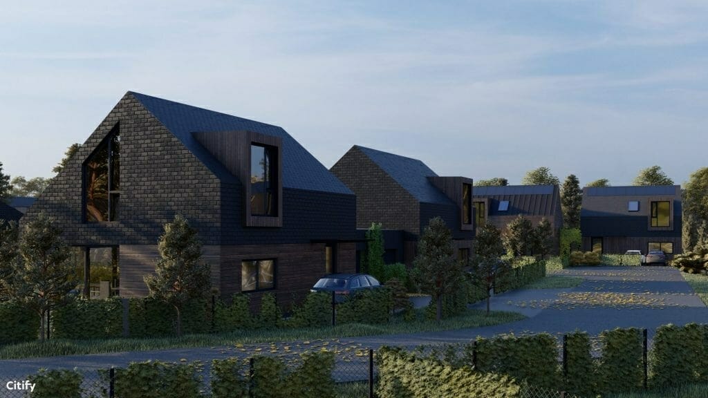 Versmių parkas (Versmių g. 2, 4, 6, 7, 8, 9, 10, 11, 12, 13, 15, 16, 17, 19 - 47) - Land plots, Private house community - visualization