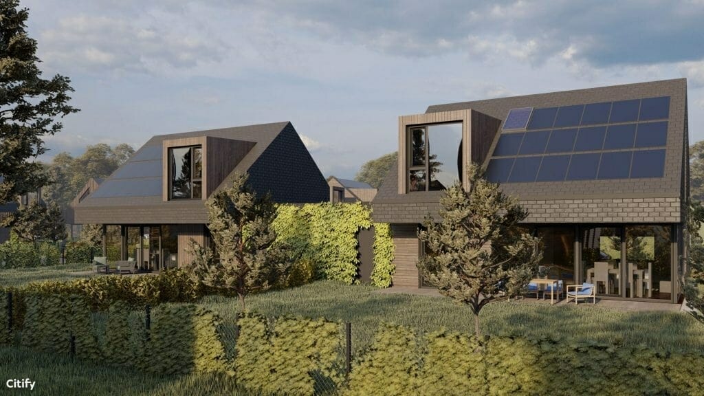 Versmių parkas (Versmių g. 2, 4, 6, 7, 8, 9, 10, 11, 12, 13, 15, 16, 17, 19 - 47) - Land plots, Private house community - visualization