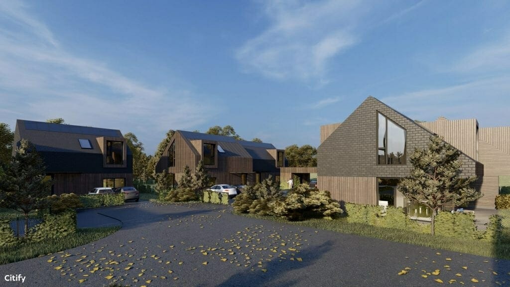 Versmių parkas (Versmių g. 2, 4, 6, 7, 8, 9, 10, 11, 12, 13, 15, 16, 17, 19 - 47) - Land plots, Private house community - visualization