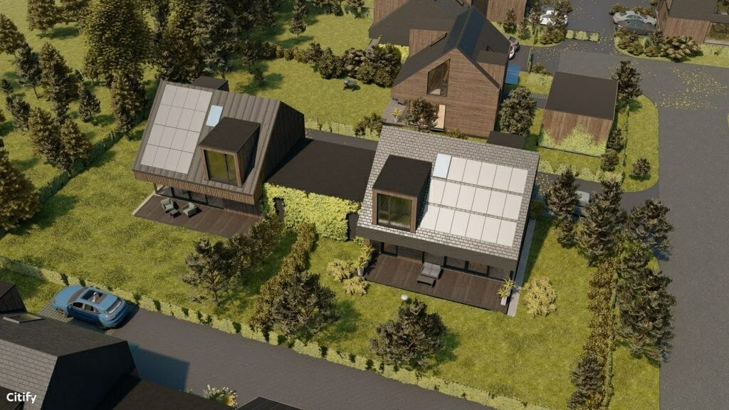 Versmių parkas (Versmių g. 2, 4, 6, 7, 8, 9, 10, 11, 12, 13, 15, 16, 17, 19 - 47) - Land plots, Private house community - visualization