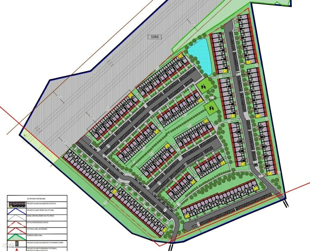 Žirgyno g. 39 (Žirgyno g. 39) - Daudzdzīvokļu nams, Rindu mājas - vizualizācija