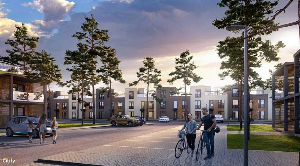 Žirgyno g. 39 (Žirgyno g. 39) - Daudzdzīvokļu nams, Rindu mājas - vizualizācija