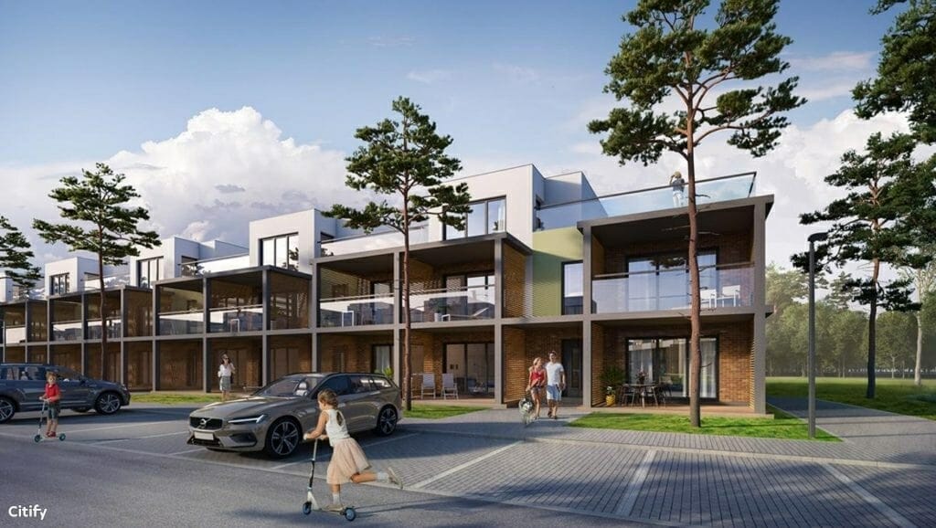 Žirgyno g. 39 (Žirgyno g. 39) - Daudzdzīvokļu nams, Rindu mājas - vizualizācija