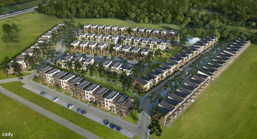 Žirgyno g. 39 (Žirgyno g. 39) - Daudzdzīvokļu nams, Rindu mājas - vizualizācija