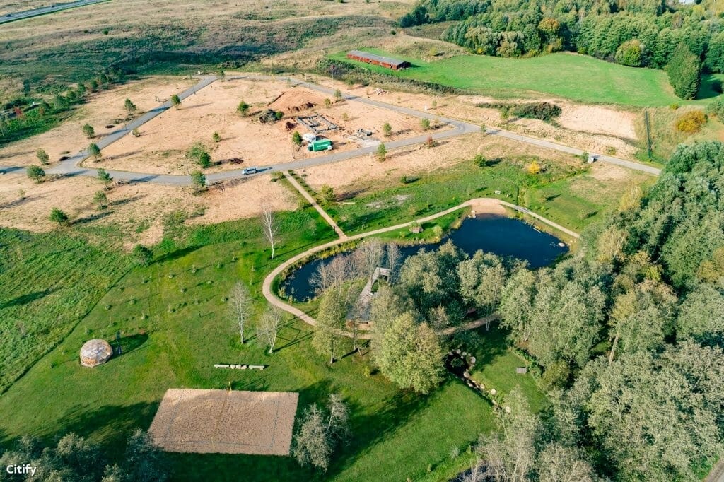 Versmių parkas (Versmių g. 2, 4, 6, 7, 8, 9, 10, 11, 12, 13, 15, 16, 17, 19 - 47) - Land plots, Private house community - construction photos