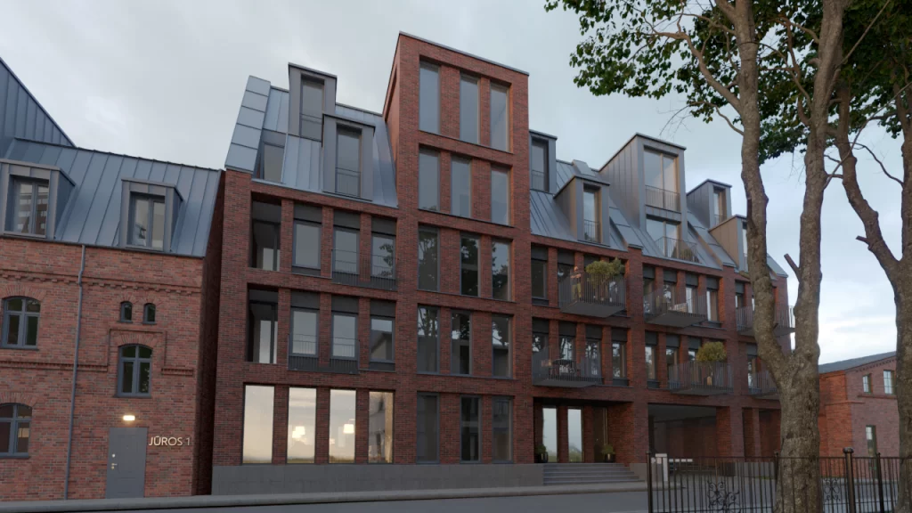 Jūros 1 (Jūros g. 1) - Hotel, Multi apartment - visualization