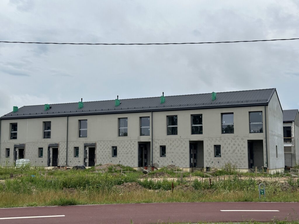 Klemiškės namai (Klemiškės g. 40) - Row housing - construction photos