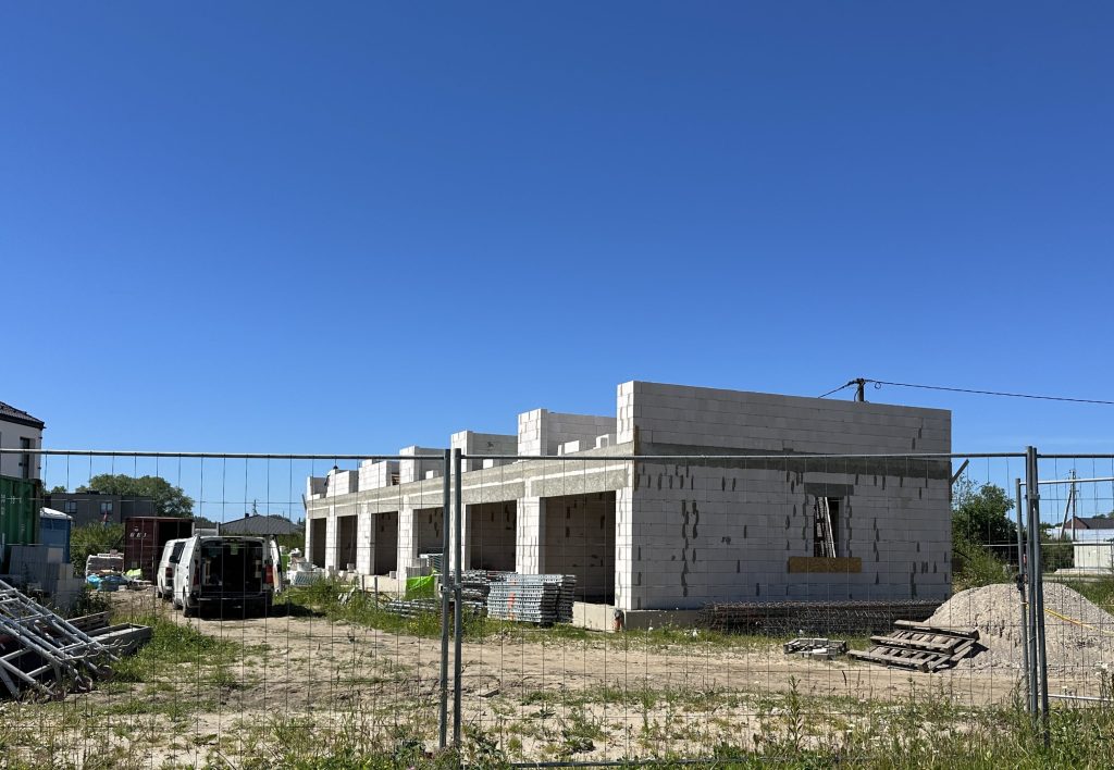 Klemiškės namai (Klemiškės g. 40) - Row housing - construction photos