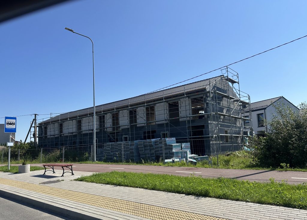 Klemiškės namai (Klemiškės g. 40) - Row housing - construction photos