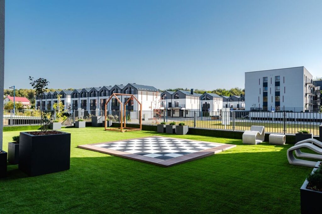 Riverland 1 etapas (Lazdynėlių g. 51, 53, 55, 57, 59, 61, 63) - Row housing - construction photos