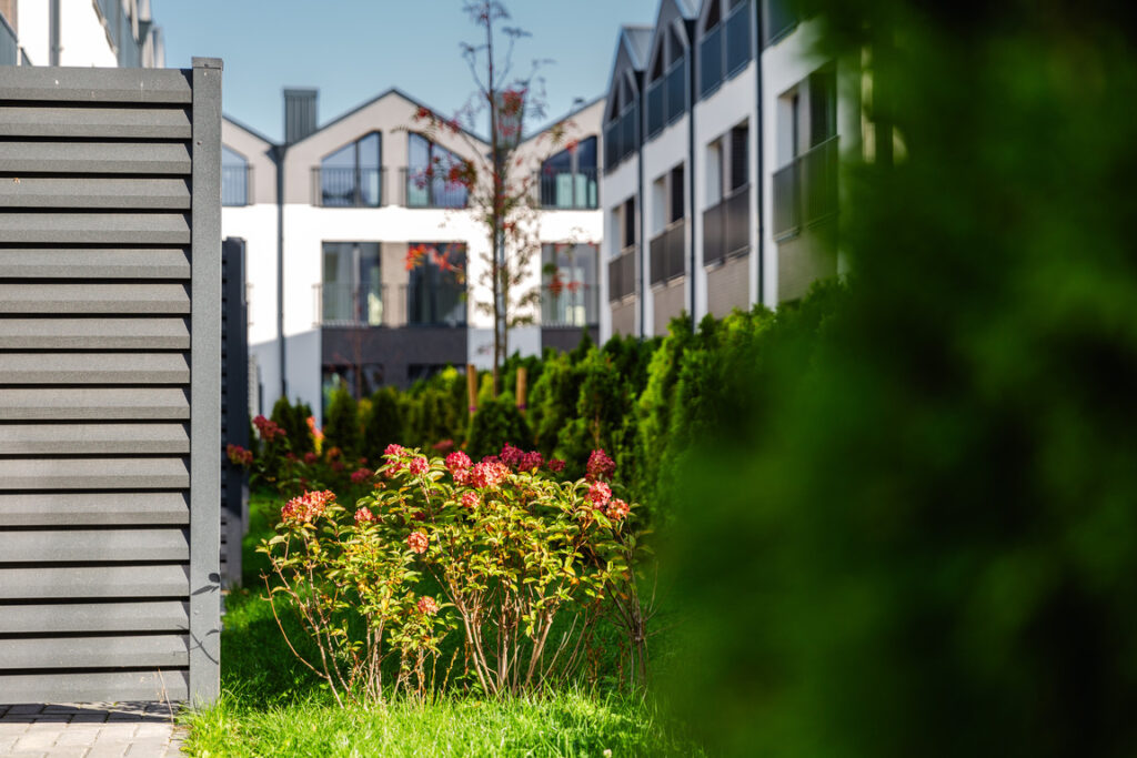 Riverland 1 etapas (Lazdynėlių g. 51, 53, 55, 57, 59, 61, 63) - Row housing - construction photos