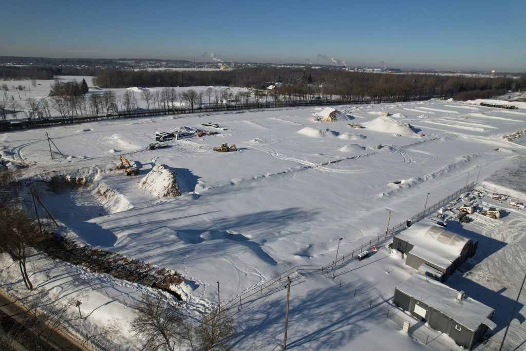 Liepkalnio industrinis parkas 5 etapas (Pripetės g. 1) - Warehouse / Distribution center - construction photos