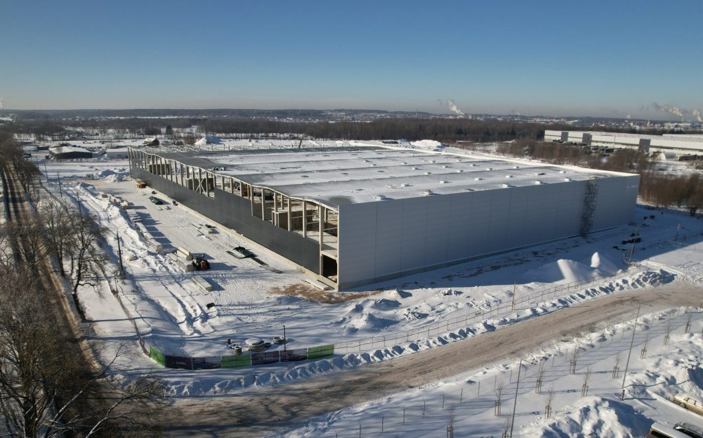 Liepkalnio industrinis parkas 7 etapas (Pripetės g. 1) - Sandėlys / Platinimo centras - statybų nuotraukos