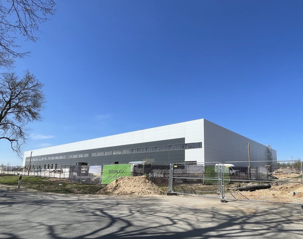 Liepkalnio industrinis parkas 7 etapas (Pripetės g. 1) - Sandėlys / Platinimo centras - statybų nuotraukos