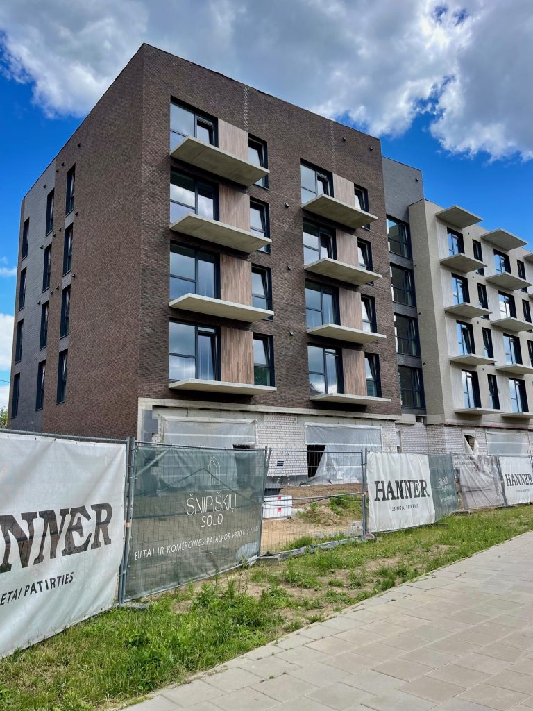 Šnipiškių solo (Veprių g. 4) - Daudzdzīvokļu nams - būvdarbu attēli