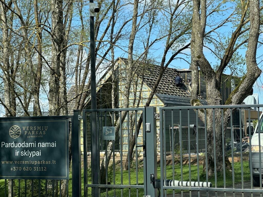 Versmių parkas (Versmių g. 2, 4, 6, 7, 8, 9, 10, 11, 12, 13, 15, 16, 17, 19 - 47) - Land plots, Private house community - construction photos