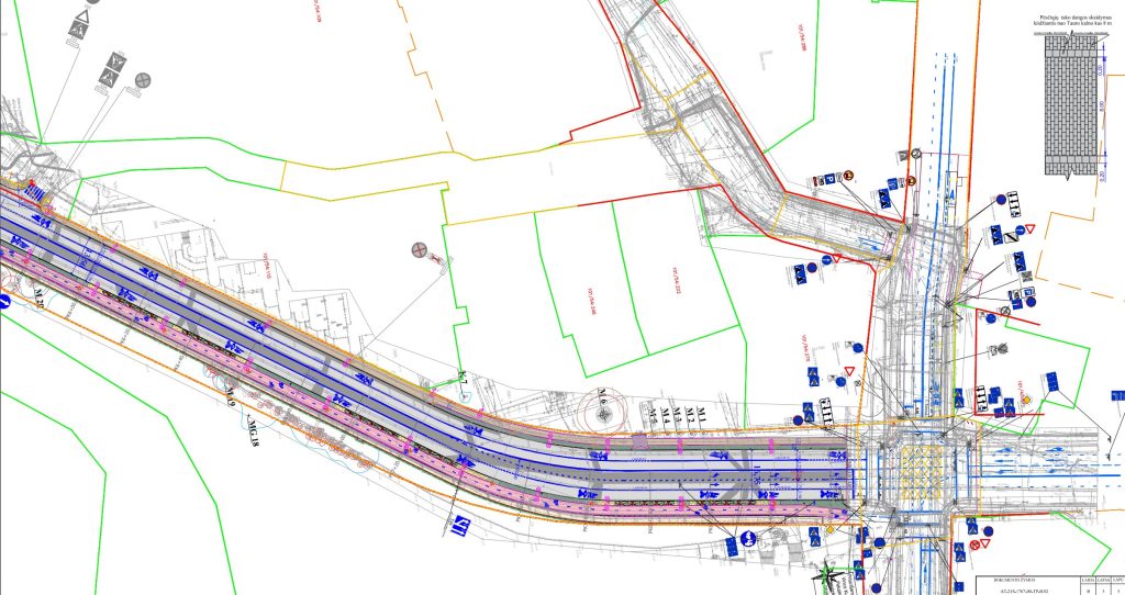 V. Kudirkos g. nuo J. Basanavičiaus g. iki Pamėnkalnio g. (V. Kudirkos g.) - Velosipēdu ceļš, Iela - vizualizācija