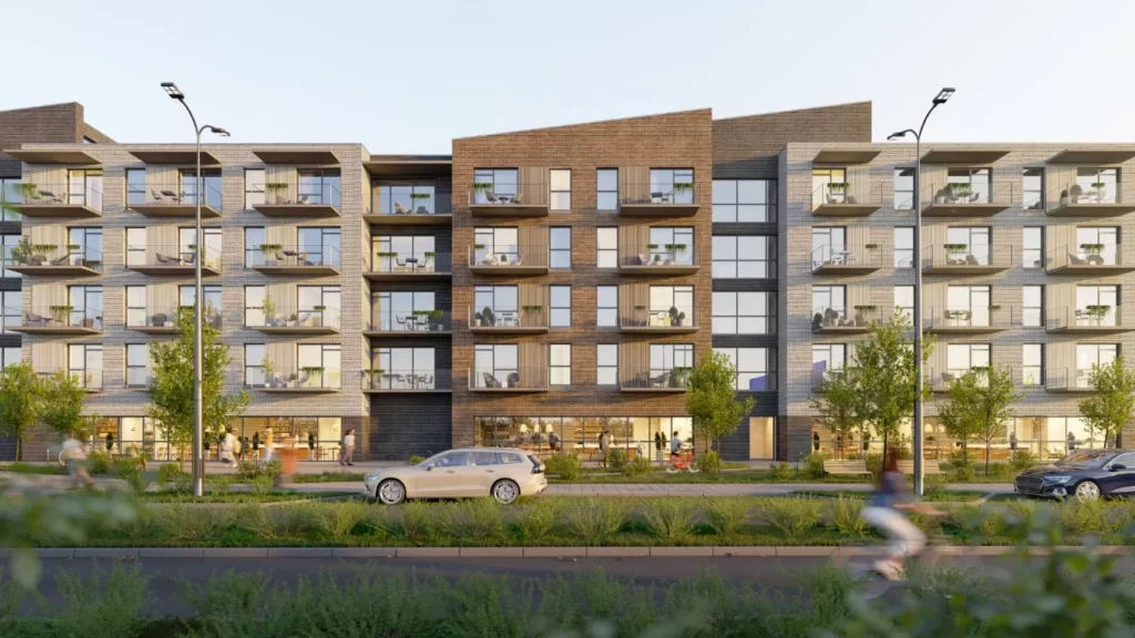 Šnipiškių solo (Veprių g. 4) - Daudzdzīvokļu nams - vizualizācija