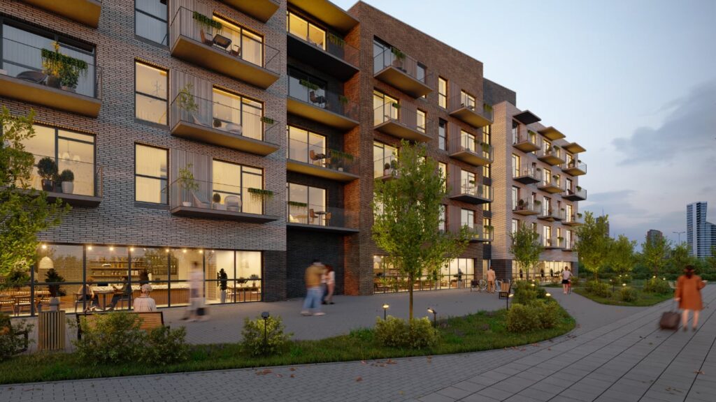 Šnipiškių solo (Veprių g. 4) - Daudzdzīvokļu nams - vizualizācija