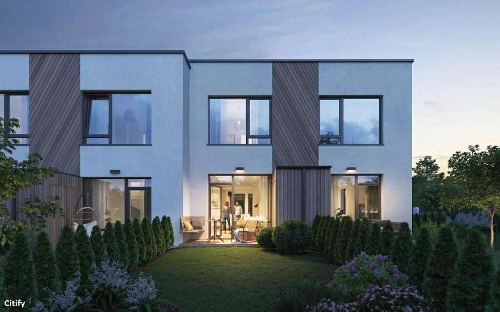 24 terasos (Tarandės g. 24C, 24D, 24E, 24F, 24G, 24H, 24J, 24K, 24L, 24M, 24N, 24P) - Row housing - visualization