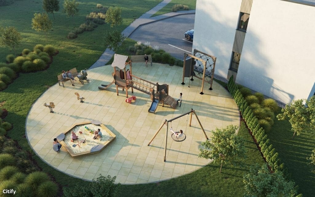 24 terasos (Tarandės g. 24C, 24D, 24E, 24F, 24G, 24H, 24J, 24K, 24L, 24M, 24N, 24P) - Row housing - visualization