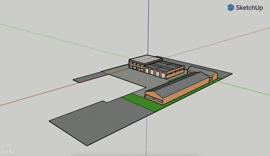 Ateities pl. 30P (Ateities pl. 30P) - Warehouse / Distribution center - visualization