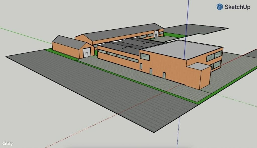 Ateities pl. 30P (Ateities pl. 30P) - Warehouse / Distribution center - visualization