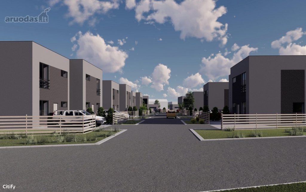 M. ir P. Šalčių g. 45-57 (M. ir P. Šalčių g. 45-57) - Rindu mājas - vizualizācija