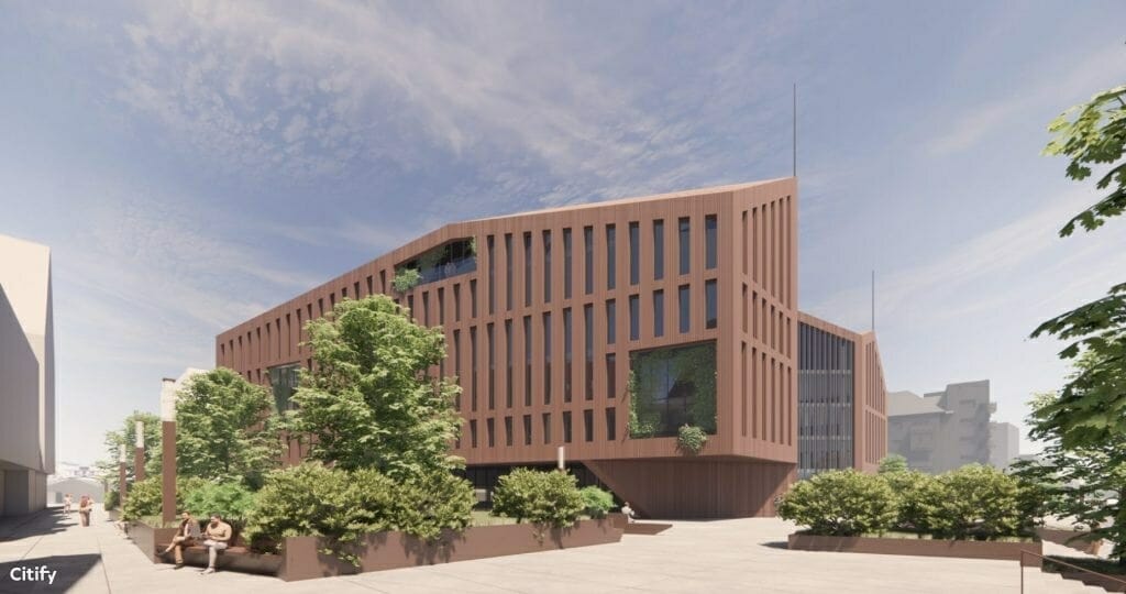 Memelio miestas | Hanza verslo centras (Naujoji Uosto g. 3) - Office center - visualization