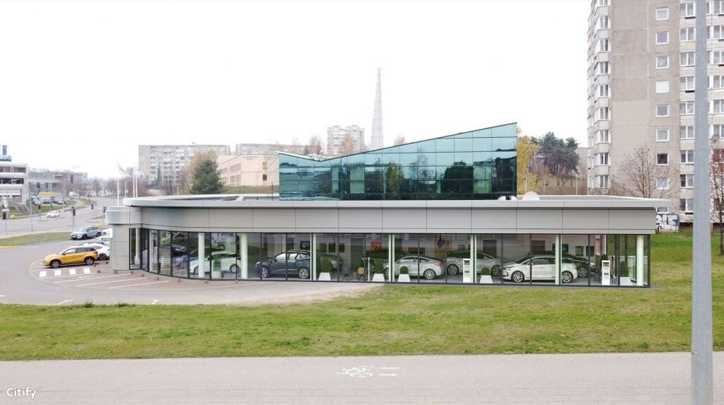 P. Žadeikos g. 1B (P. Žadeikos g. 1B) - Shopping center - visualization