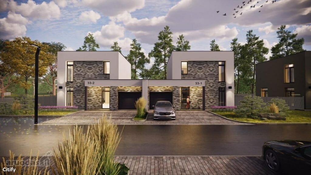 Petro Joniko g. 31, 33, 35, 37 (Petro Joniko g. 31, 33, 35, 37) - Row housing - visualization