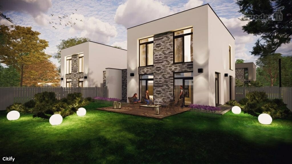 Petro Joniko g. 31, 33, 35, 37 (Petro Joniko g. 31, 33, 35, 37) - Row housing - visualization