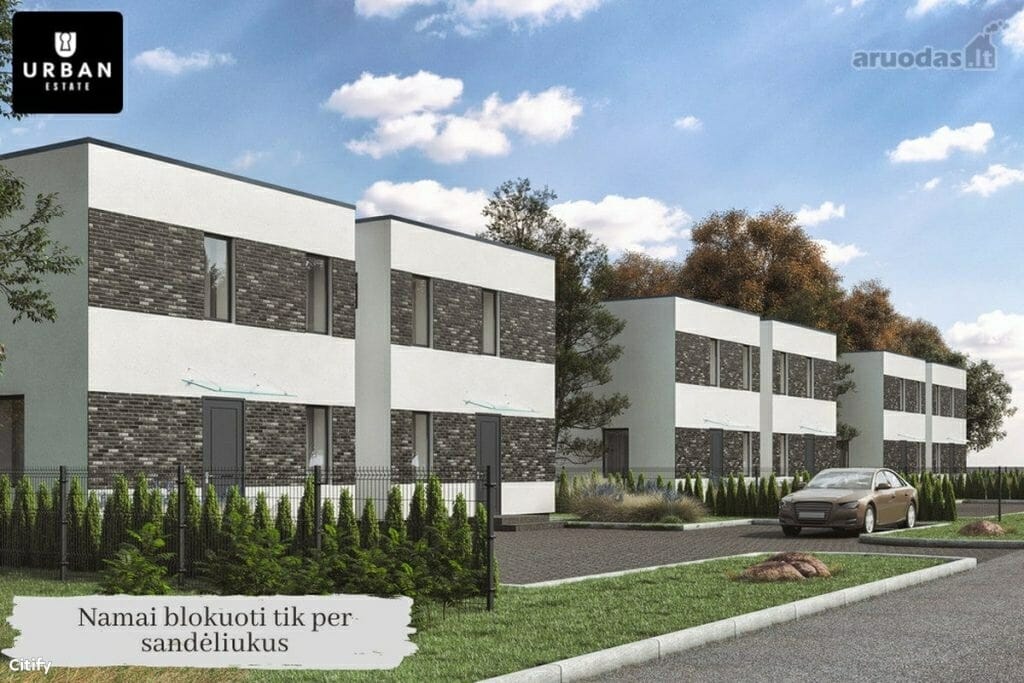 Užutrakio g. 34, 36, 38 (Užutrakio g. 34, 36, 38) - Row housing - visualization