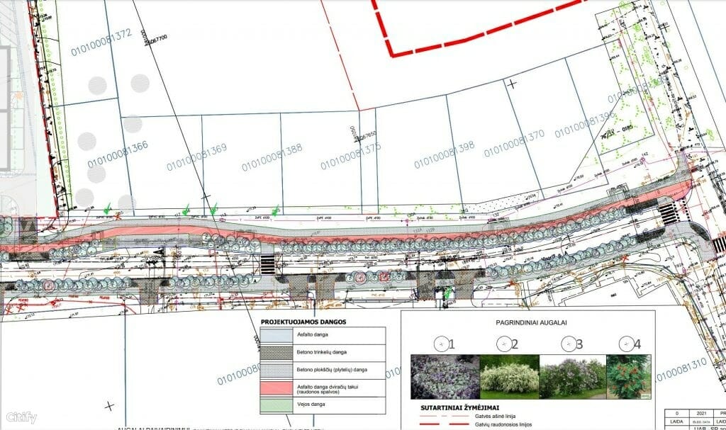 Visorių g. iki Prano Vaičaičio g. rekonstrukcija (Visorių g.) - Street - visualization