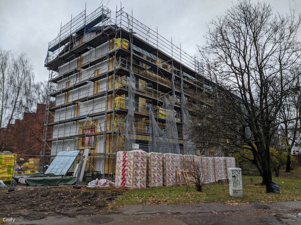 Kartupeļu iela 19 (Kartupeļu iela 19) - Multi apartment - construction photos