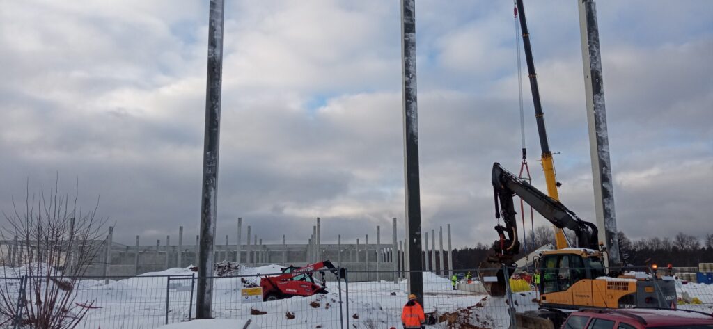 JYSK loģistikas centrs (Ulbrokas iela 48) - Warehouse / Distribution center - construction photos