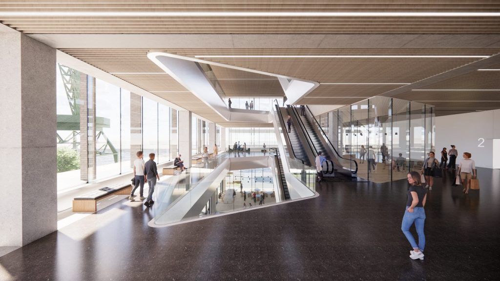 Riga Ropax Terminal (Eksportostas iela 15 k-8) - Uostas - vizualizacija