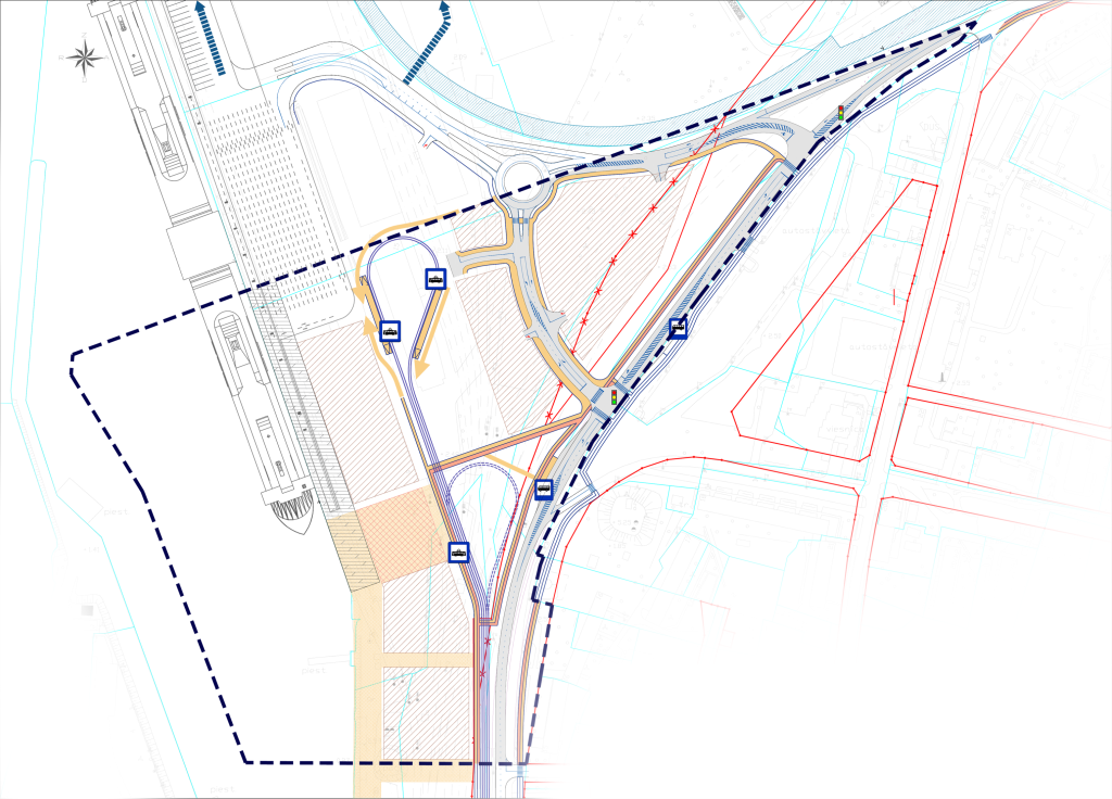 Riga Ropax Terminal (Eksportostas iela 15 k-8) - Uostas - vizualizacija