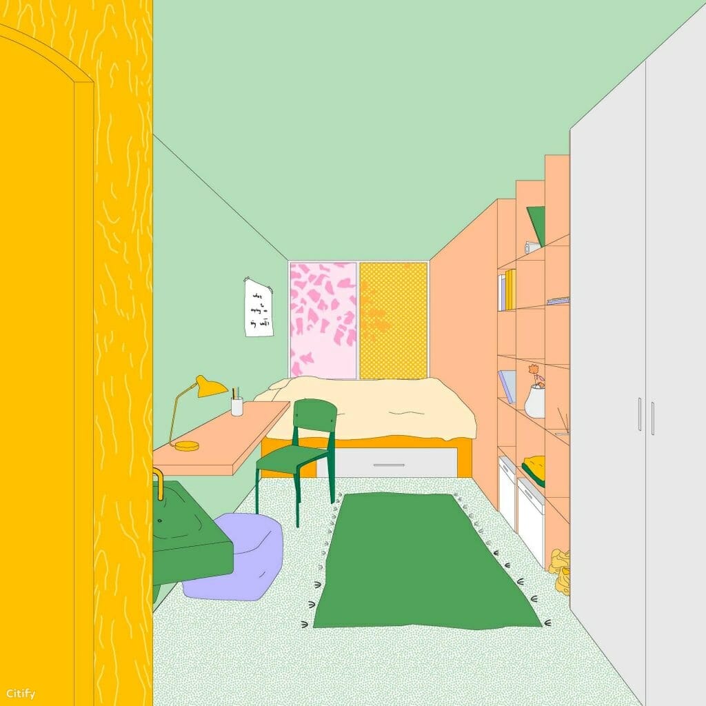 Rīgas Celtniecības koledža (Gaiziņa iela 3) - Primary and secondary education - visualization