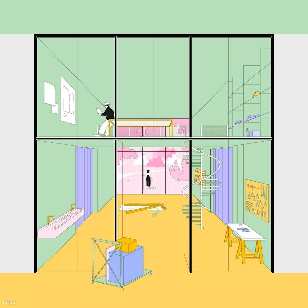 Rīgas Celtniecības koledža (Gaiziņa iela 3) - Primary and secondary education - visualization