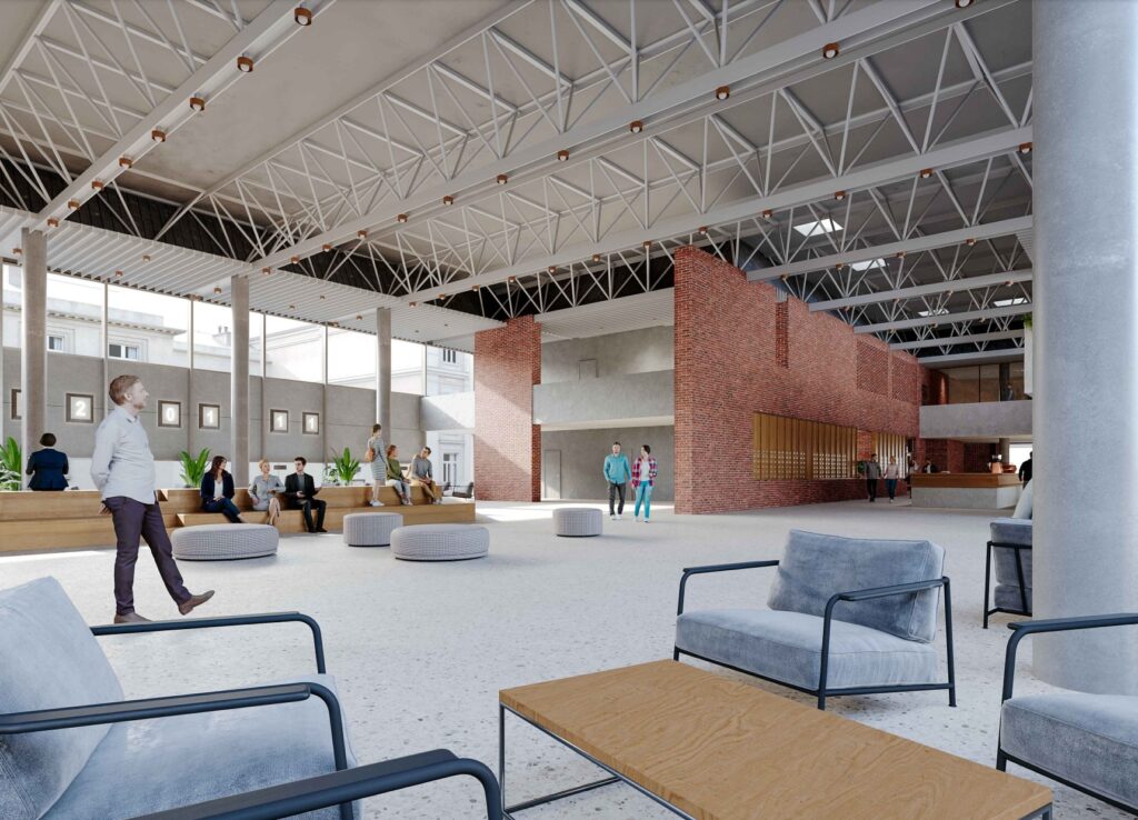 ISM universitetas (buv. Centrinis paštas) (Gedimino pr. 7) - Higher education - visualization