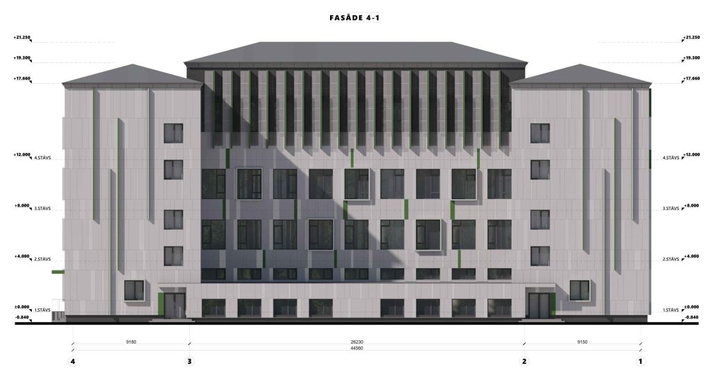 Rīgas pašvaldības policijas vienotās vadības centrs (Lēdurgas iela 26) - Administratiivne - visuaalne