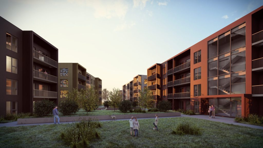 Arcojärve (Paldiski mnt 124b / Pikaliiva 13) - Korterelamu, Büroohoone, Muu äri, Ridaelamu - visuaalne