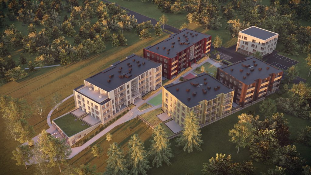 Arcojärve (Paldiski mnt 124b / Pikaliiva 13) - Korterelamu, Büroohoone, Muu äri, Ridaelamu - visuaalne