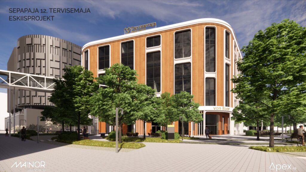 Ülemiste City Tervisemaja 2 (Sepapaja 12/1) - Veselības vai rehabilitācijas centrs - vizualizācija