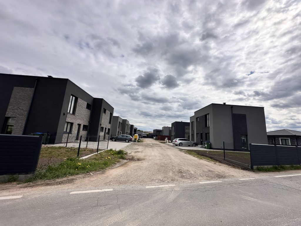 M. ir P. Šalčių g. 45-57 (M. ir P. Šalčių g. 45-57) - Rindu mājas - būvdarbu attēli