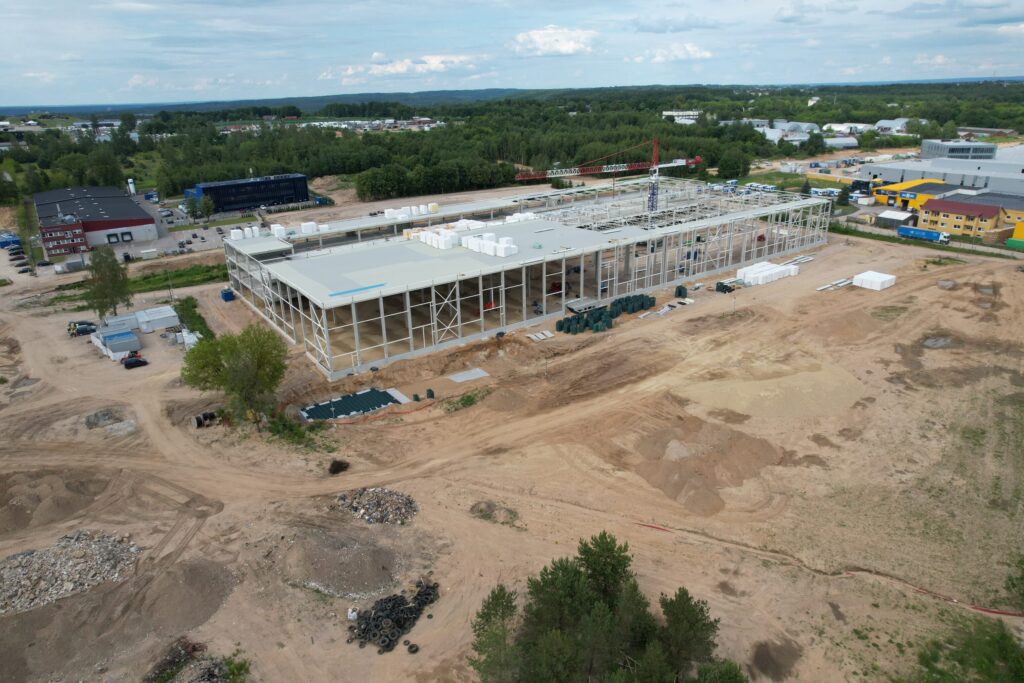 Teltonika High Tech Hill 2 etapas (elektronikos surinkimo gamykla) (Svylos g. 16) - Light manufacturing - construction photos