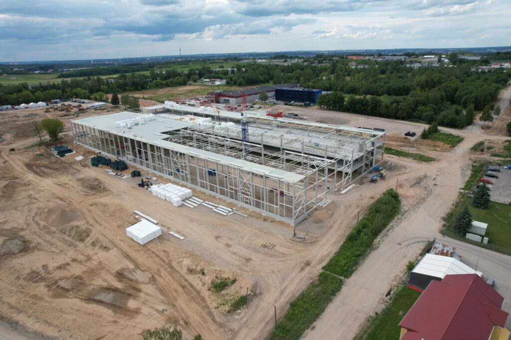Teltonika High Tech Hill 2 etapas (elektronikos surinkimo gamykla) (Svylos g. 16) - Light manufacturing - construction photos