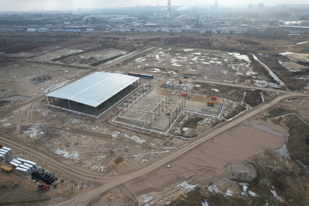 UAB “ Švyturys - Utenos alus” produkcijos sandėlis (Tilžės g. 74) - Warehouse / Distribution center - construction photos